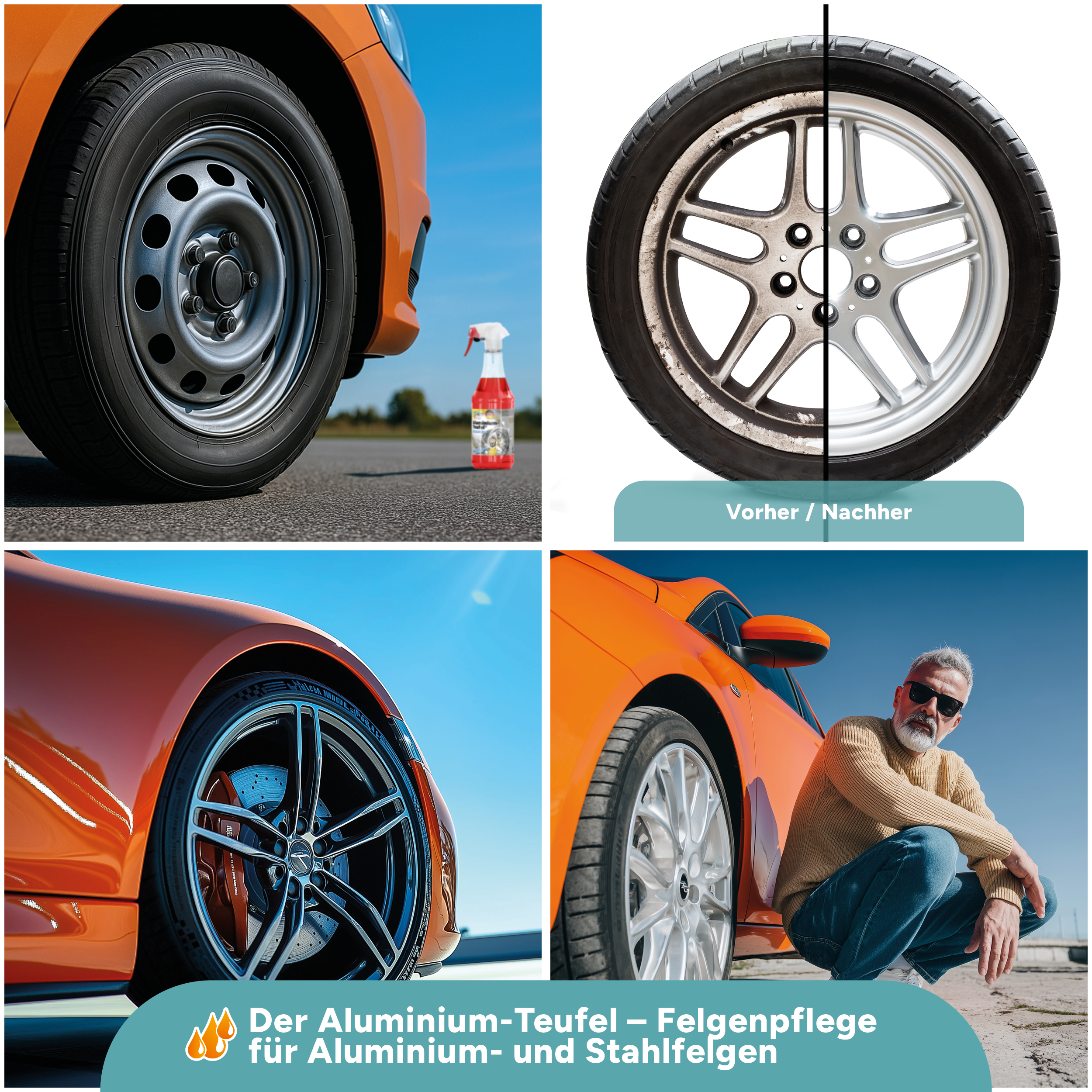 Aluminium-Teufel Rot
